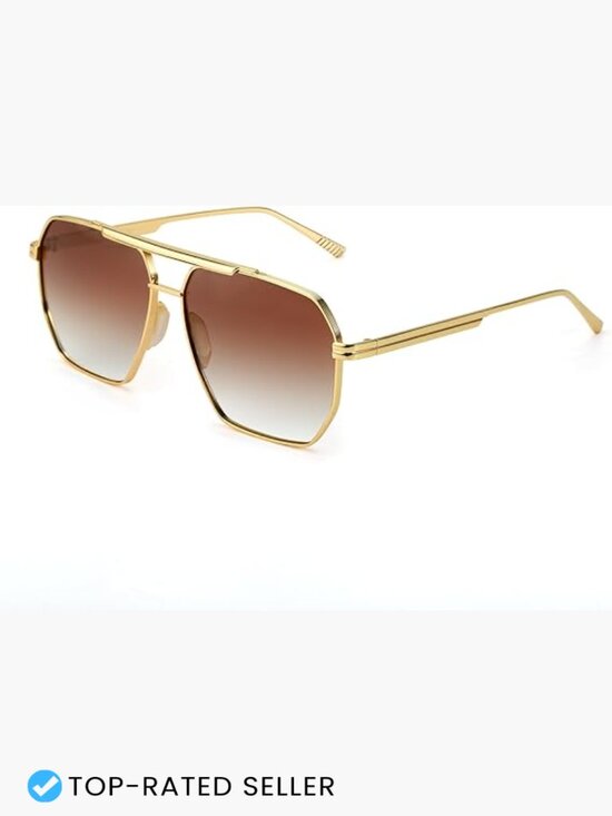 Polarized Aviator Sunglasses Classic Double Bridge Tangle Free Driving Travel main image 6